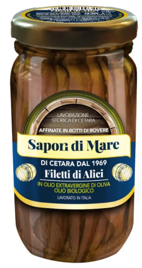 Sapori di Mare – Sardellenfilets aus Cetara in Bio-Nativm-Olivenöl Extra